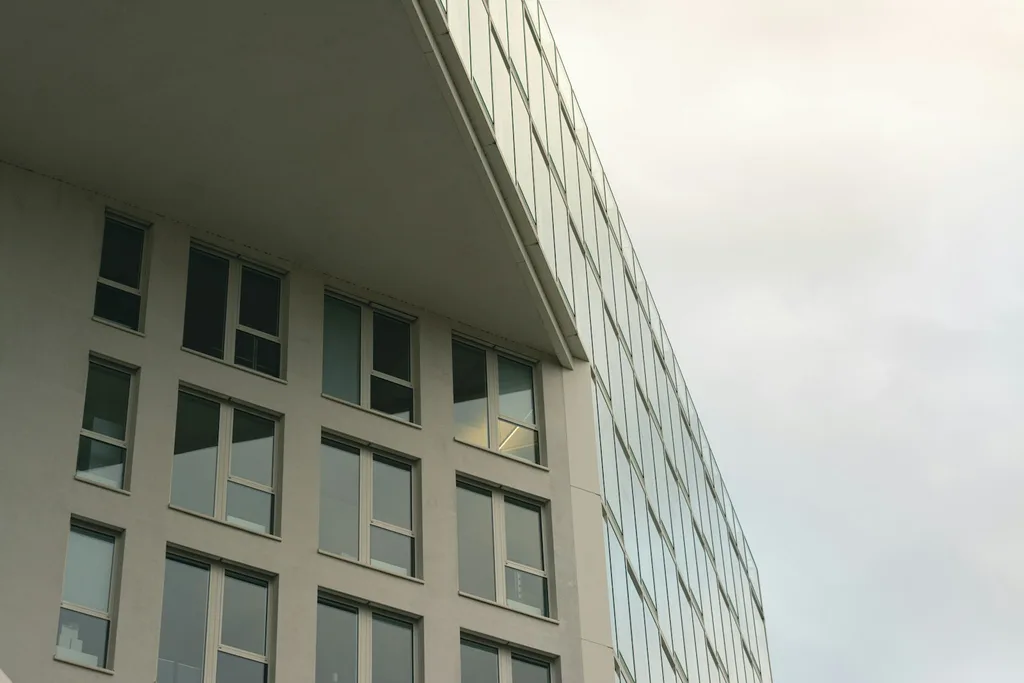 Commercial building exterior